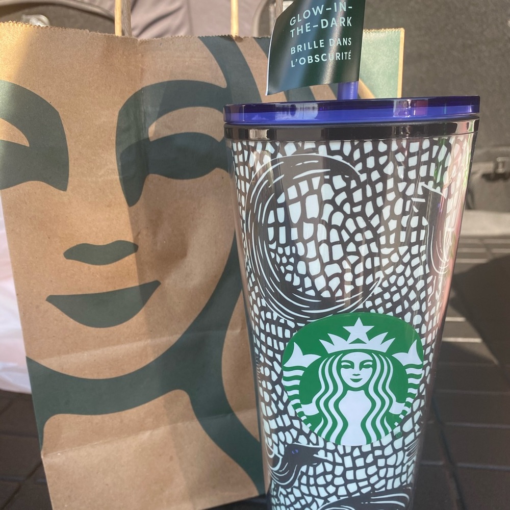 Starbucks glow in the dark tumbler